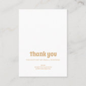 金ゴールド火花耳飾り名刺 名刺 (裏面)