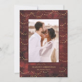 金ゴールド灯 |一エレガントつの写真 シーズンカード (正面)