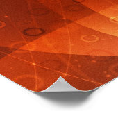 金ゴールド炎 ポスター (角)