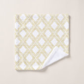 金ゴールド点 バスタオルセット (ウォッシュタオル)