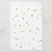 金ゴールド点 便箋 (正面/裏面)