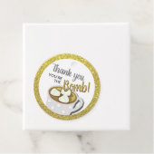 金ゴールド熱ココア爆弾 | DIY 結婚's フェイバータグ (インサイチュ)