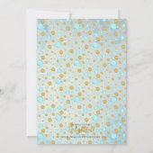 金ゴールド熱帯の休日のクリスマスinフロリダ写真 シーズンカード (裏面)