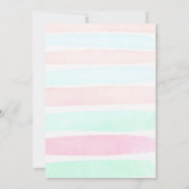 金ゴールド熱帯ビーチルアウ（ハワイ式宴会）性発現 招待状 (裏面)