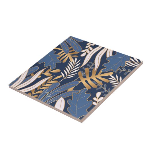 金ゴールド熱帯 タイル (側面)