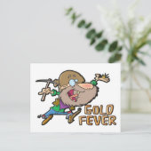 金ゴールド熱 ポストカード (スタンド正面)