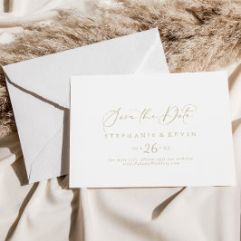 金ゴールド牧歌書横書結婚き セーブザデート