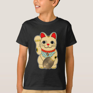 金ゴールド猫 Tシャツ