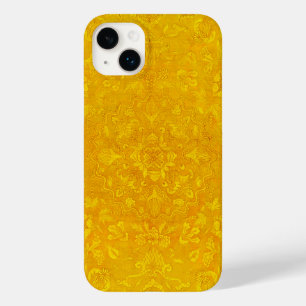 金ゴールド王室のタイル壁紙パターン Case-Mate iPhone 14 PLUSケース