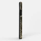 金ゴールド王室のダマスクモノグラパーソナライズされたム Case-Mate iPhoneケース (裏面/右)