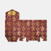 金ゴールド王室のブルゴーニュ・ライオンズ フェイバーボックス (折り畳みなし)