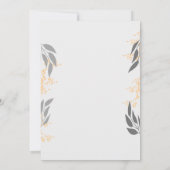 金ゴールド王室の探し5歳の誕生日招待状 招待状 (裏面)