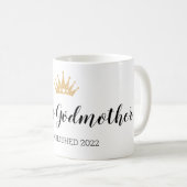 金ゴールド王立国王女《キリスト教》洗礼式や命名式の年 コーヒーマグカップ (正面右)