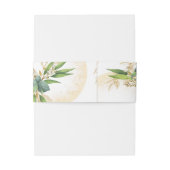 金ゴールド球結婚体 招待状ベリーバンド (裏面例)