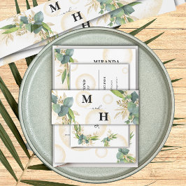 金ゴールド球結婚体 招待状ベリーバンド