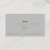 金ゴールド理容師 名刺 (裏面)