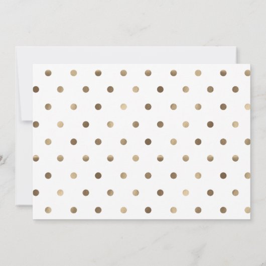 金ゴールド男女兼用ベビーシャワーbyメール 招待状 (裏面)