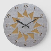 金ゴールド番号時計 ラージ壁時計 (正面)