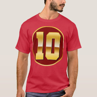 金ゴールド番号1 Tシャツ