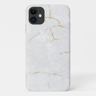 金ゴールド白い大理石のケースメイト iPhone 11 ケース