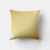 金ゴールド白大理石アクリルペイント抽象芸術アート クッション (裏面)