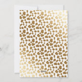 金ゴールド白新婚の写真 シーズンカード (裏面)