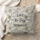 金ゴールド白蓮の花 クッション (ブランケット)