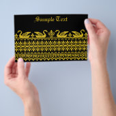 金ゴールド白鳥 チラシ (ハンドル)