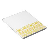 金ゴールド白鳥 ノートパッド (アングル)