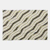 金ゴールド白黒キッチンハンドタオル キッチンタオル (横)