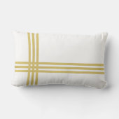 金ゴールド白黒氷スケートで滑る/姿スケートで滑る ランバークッション (裏面)