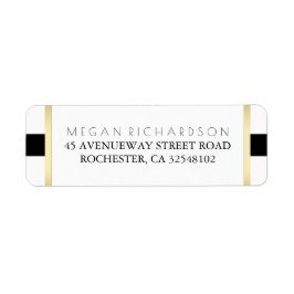 金ゴールド白黒結婚ズ ラベル