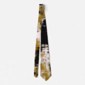 金ゴールド白黒 ネクタイ (裏面)