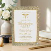 金ゴールド看護スクール卒業パーティー 招待状