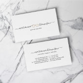 金ゴールド眼衣服眼鏡 名刺