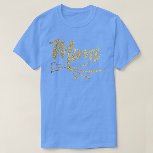 金ゴールド矢印ハートミミ Tシャツ (デザイン正面)