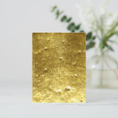 金ゴールド石 ポストカード (スタンド正面)