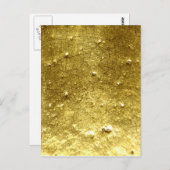 金ゴールド石 ポストカード (正面/裏面)
