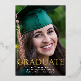 金ゴールド研究科フォトフォイルアナウンス 箔招待状