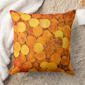 金ゴールド硬貨 クッション (ブランケット)