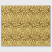 金ゴールド硬貨 ラッピングペーパー (フラット)
