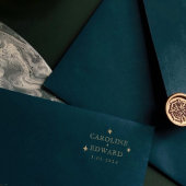 金ゴールド神秘的な星の名結婚前 ラバースタンプ