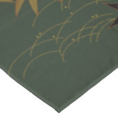 金ゴールド秋ムーン素朴フォレスト自然シカ テーブルクロス (アングル)