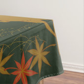 金ゴールド秋ムーン素朴フォレスト自然シカ テーブルクロス (インサイチュ)