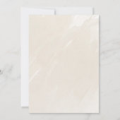 金ゴールド科 | ベージュ水彩発表 案内状 (裏面)