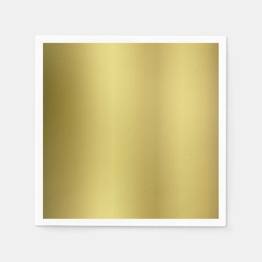 金ゴールド空白のテンプレート スタンダードカクテルナプキン (正面)