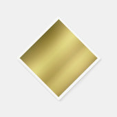 金ゴールド空白のテンプレート スタンダードカクテルナプキン (角)