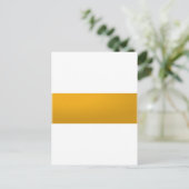 金ゴールド空白のテンプレート:文字、イメージ、塗りつぶしの色の追加 ポストカード (スタンド正面)