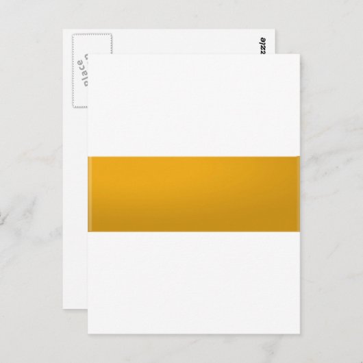 金ゴールド空白のテンプレート:文字、イメージ、塗りつぶしの色の追加 ポストカード (正面/裏面)