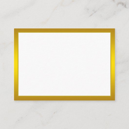 金ゴールド空白のモミーアドバイスカー結婚ドの妻、花嫁 アドバイスカード (裏面)